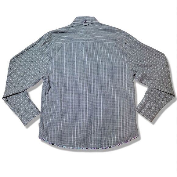 John Lennon English Laundry Houndstooth Floral Long Sleeve Button-Down Shirt - Picture 2 of 11